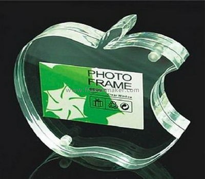 Acrylic apple shape photo frame AP-002
