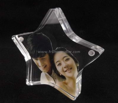 Acrylic star shaped photo frames AP-027