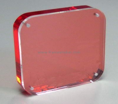 Red back with clear panel photo frames AP-029